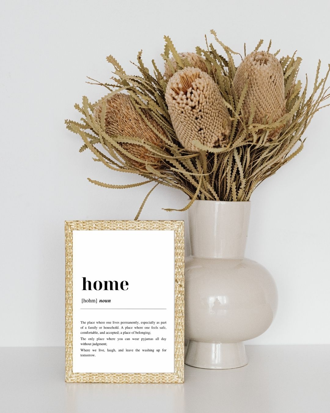 Home Definition Minimalist Art Print