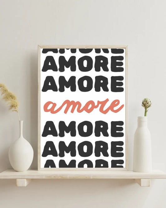 Amore Wall Art Print