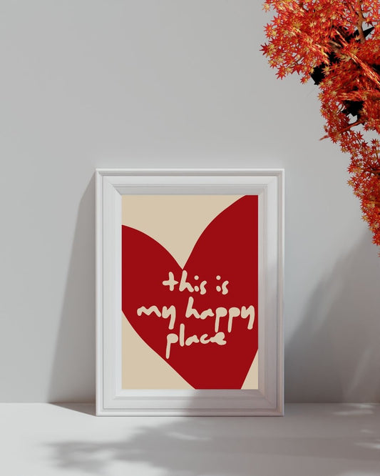 This is My Happy Place Art Print