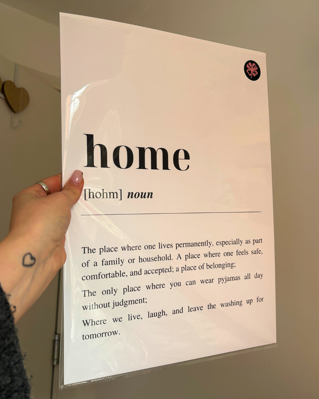 Home Definition Minimalist Art Print