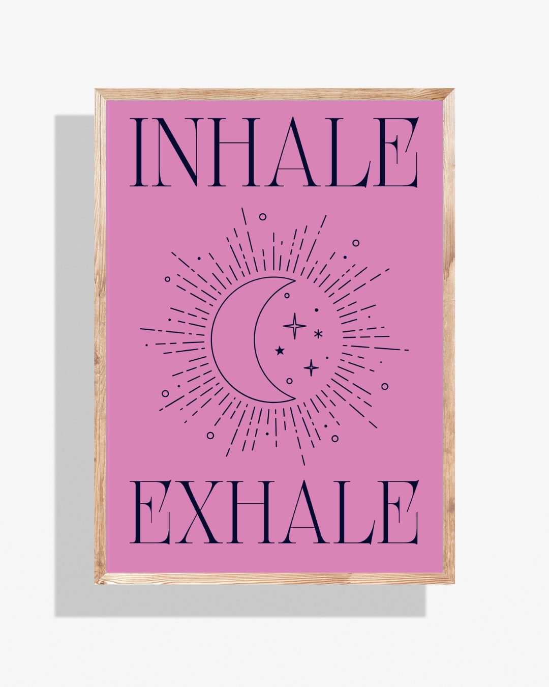Inhale Exhale Celestial Zen Art Print