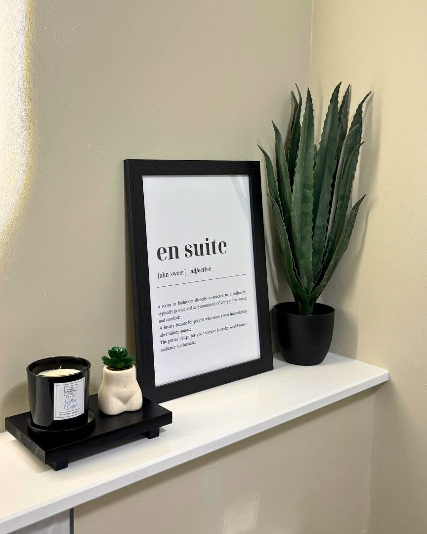 En Suite Definition Minimalist Art Print