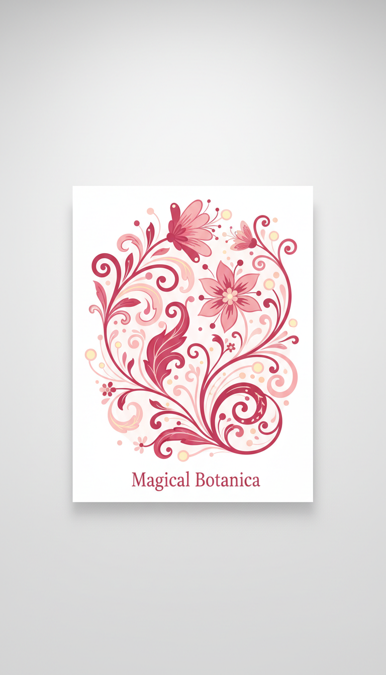 Magical Botanica Matte Poster